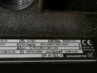 GRUNDFOS CRN2-70 A-P-G-AUUE Kreiselpumpe Pumpe