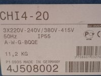 Grundfos CHI4-20 A-W-G-BQQE Kreiselpumpe Pumpe