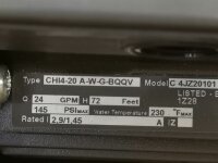 Grundfos CHI4-20 A-W-G-BQQV Kreiselpumpe Hochdruckkreiselpumpe  Druckerhöhungspumpe druckkreiselpumpe