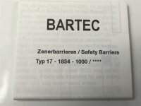 BARTEC SB 0024 17-1834-6000/0024 Zenerbarrieren