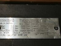 SIEMENS 1FT60-8AF71-1A-G0 Servomotor 1FT608AF711AG0