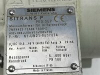 Siemens SITRANS P 7MF4433-1EA02-1AA6-Z Messumformer...