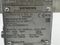 Siemens SITRANS P DS III 7MF4033-1CY13-1BB7-Z Messumformer für Druck