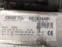 GAST REGENAIR R1102 Gebläse mit MANN+HUMMEL 4502172105