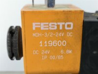 FESTO MDH-5/2-3/4-D-4-24DC 12457 Magnetventil MIT MDH-3/2-24V DC 119600 Vorsteuerventil