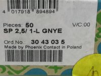 PHOENIX CONTACT SP 2,5/1-L GNYE Combi- Stecker 3043035