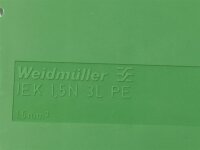 25 STÜCKE Weidmüller IEK 1.5N 3L PE 1,5mm²  Reihenklemme Durchgangsklemme 1801800000