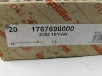 20 STÜCKE Weidmüller ZDU 10/3AN  Reihenklemme Durchgangsklemme 1767690000
