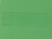 25 STÜCKE Weidmüller IEK 1.5N 3L PE 1,5mm² Reihenklemme Durchgangsklemme 1801800000