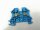 16 STÜCKE Weidmüller WDU 4 4mm² Reihenklemme Durchgangsklemme Blau