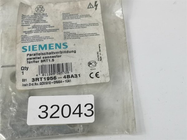 Siemens 3RT1956-4BA31 Parallelschaltverbindung