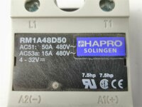 HAPRO SOLINGEN Leistungsschütz RM1A48D50