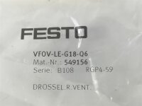 FESTO VFOV-LE-G18-Q6 Drosselrückschlagventil 549156