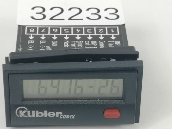 Kübler Codix 6.134.012.853 Zeitzähler Impulszähler 6134012853