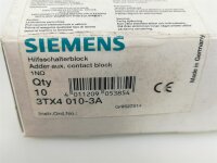 10x Stück Siemens 3TX4 010-3A Hilfsschalterblock