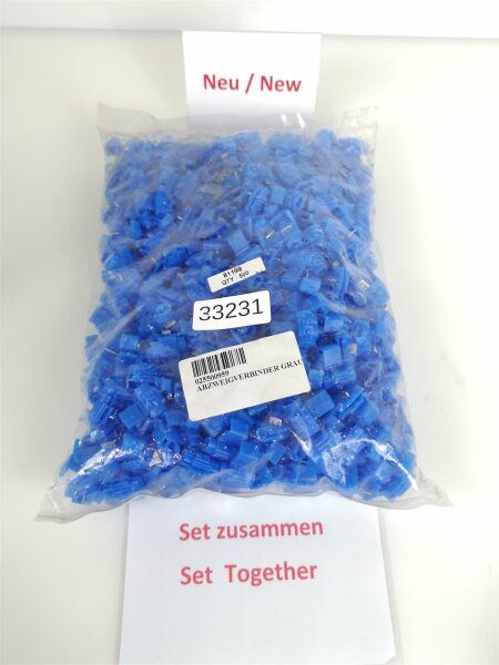 INHALT 500 Stück Abzweigverbinder 025500959 BLau