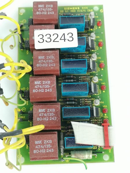 Siemens 8405 80 61 483 X1575 D60 Board Card 8061483X1575D60