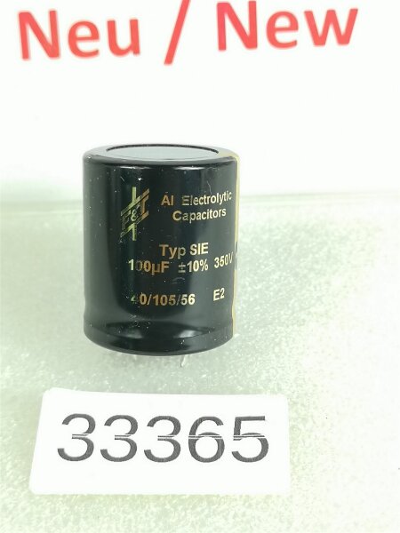 F & T SIE AL Electrolytic Capacitors Kondensator