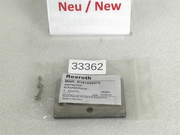 Rexroth R181040070 Abstreifer Scraper Plate