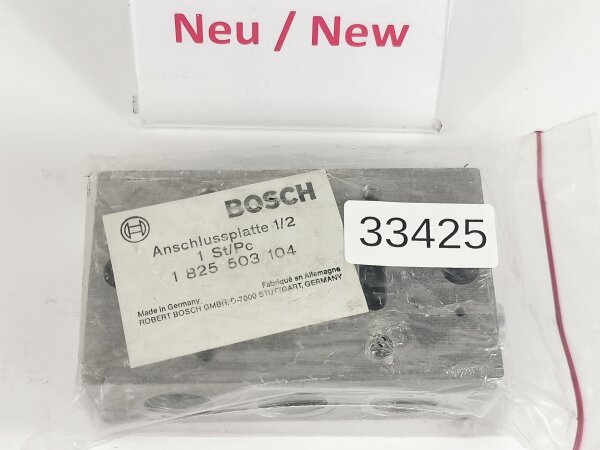 BOSCH 1 825 503 104 Anschlussplatte 1825503104