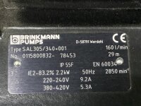 Brinkmann SAL305/340+001 Kühlmittelpumpe...