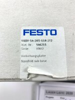 FESTO VABV-S4-2HS-G18-2T2 Verkettungsplatte 546215