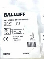 BALLUFF BES M30EG1-PSC20Z-S04G-S11 Induktiver Sensor 145946 1709HU