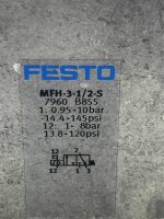 FESTO MFH-3-1/2-S Magnetventil Ventil 7960