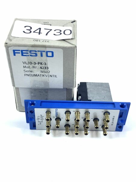 FESTO VL/0-3-PK-3 Pneumatikventil Ventil 4233