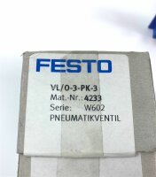 FESTO VL/0-3-PK-3 Pneumatikventil Ventil 4233