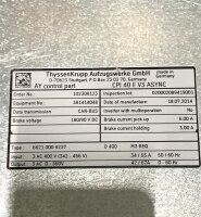 ThyssenKrupp CPI 40 E V3 ASYNC Frequenzumrichter...