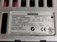 Siemens MICROMASTER 440 6SE6440-2AD35-5FA1 Frequenzumrichter 55KW