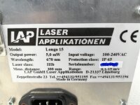 LAP LASER APPLIKATIONEN Longo 15