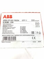 ABB S 203M-C25 Sicherungsautomat 2CDS 273 001 R0254