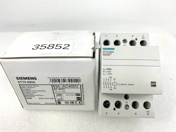 SIEMENS 5TT5 8500 Insta Schütz 70mm