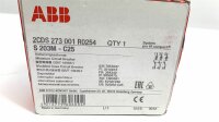 ABB 2CDS273001R0254 Sicherungsautomat S 203M - C25...