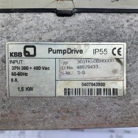 KSB Pumpdrive IP55 3001K50BH0000 Frequenzumrichter 48879433 1,5 KW
