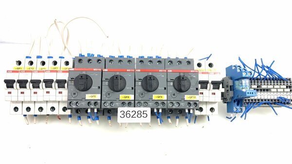 ABB MS116 Motorschutzschalter mit S201 C6 Leistungsschutzschalter