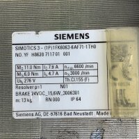 Siemens 1FK6063-6AF71-1TH0 Servomotor