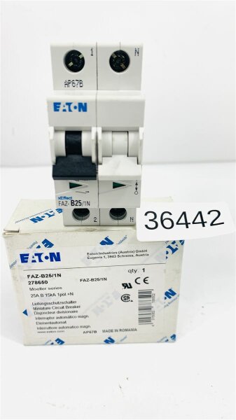 EATON FAZ-B25/1N 278650 Leitungsschutzschalter