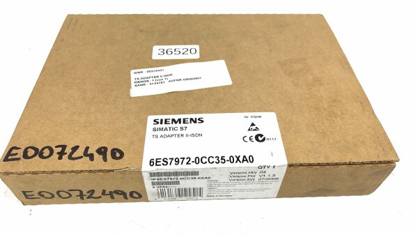 Siemens SIMATIC S7 6ES7972-0CC35-0XA0 TS ADAPTER II-ISDN