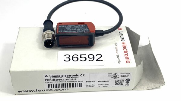 Leuze electronic PRK 25B/66.3,200-S12 Lichtschranke Sensor 50104240