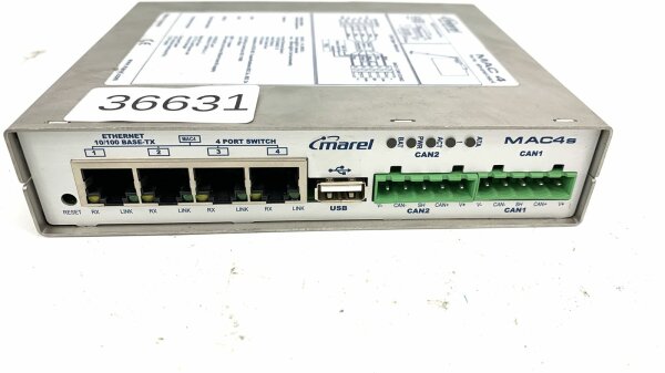 marel MAC4 elm-enet-mac4 Rail Switch