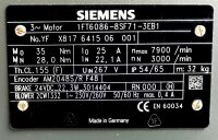 Siemens 1FT6086-8SF71-3EB1 Servomotor
