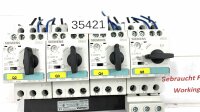 4x KOMPLETT Siemens 3RV1021-4AA10 Motorschutzschalter