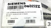 Siemens 6XV1820-5BH20 LWL-Verbindungskabel AT-VYY 2G62,5 125 3,1B200 2M
