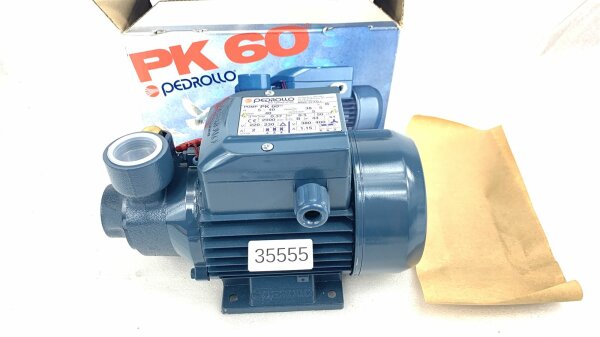 PEDROLLO 0,37 KW PUMP PK 60 Wasserpumpe Peripherallaufrad PK60