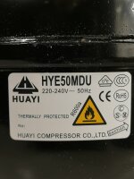HUAYI HYE50MDU Kompressor Verdichter Kühlkompressor 220-240V 50Hz