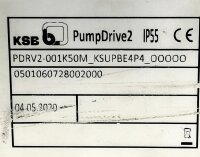 KSB PumpDrive2 PDRV2-001K50M_KSUPBE4P4_00000 Frequenzumrichter 1,5 kW