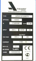 Nidec SPDM1M1UGE70 Inverter Frequenzumrichter  ANSWER DRIVES DC inverter